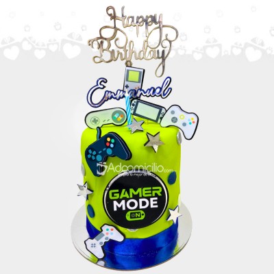 Torta Para Hombre Con Temática De Gamer A Domicilio En Cali Pedido Con 2 Días De Anticipación