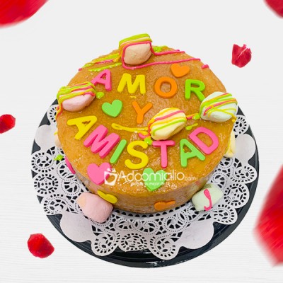 Torta De Naranja Para Amor Y Amistad A Domicilio En Cali Pedido Con Un Día De Anticipación 