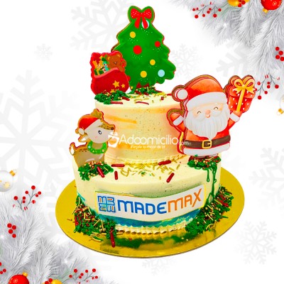 Torta Navideña Corporativa A Domicilio En Cali Pedido Con Un Día De Anticipación