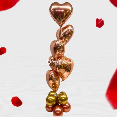 Bouquet De Globos En Corazón A Domicilio En Cali Pedido Con Un Dia De Anticipación 