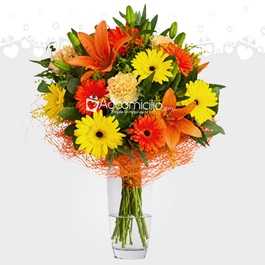 Arreglo Floral En Florero A Domicilio En Cali 