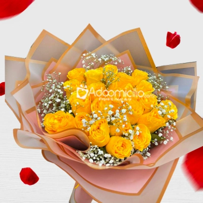 Rosas Amarillas Para Amor Y Amistad A Domicilio En Cali 