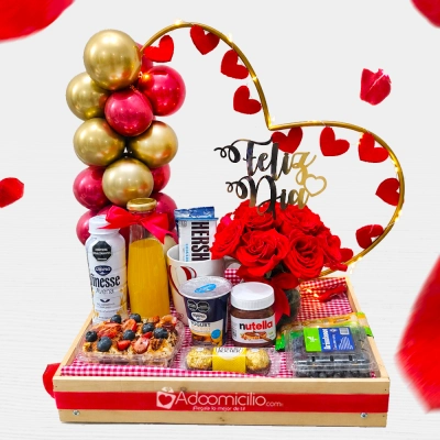 Super Desayuno Sorpresa Para Amor Y Amistad A Domicilio En Cali Pedido Con Un Día De Anticipación 