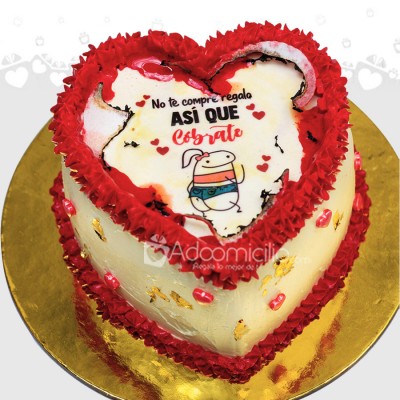 Mini Cake De Corazón Para San Valentín A Domicilio En Medellín Pedido Con Un Día De Anticipación 
