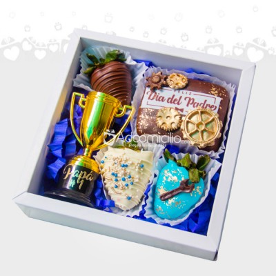 Regalo Con Brownie Para Papá A Domicilio En Medellín Pedido Con Un Día De Anticipación 