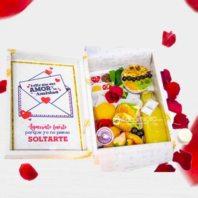 Desayuno Sorpresa En Caja Para Amor Y Amistad A Domicilio En Medellín Pedido Con Un Día De Anticipación 