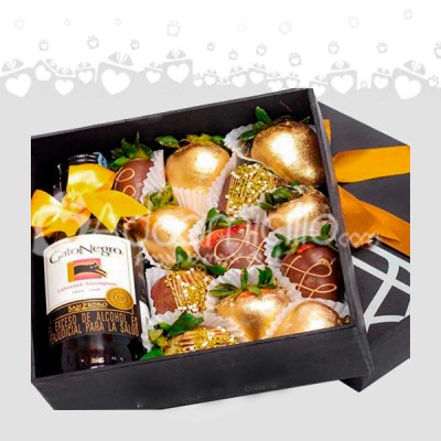 Fresas Y Vino Para Mamá Pedido Con Dos Días De Anticipación A Domicilio En Medellin