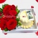 Torta Con Rosas Para San Valentín A Domicilio En Medellín Pedido Con Un Día De Anticipación 