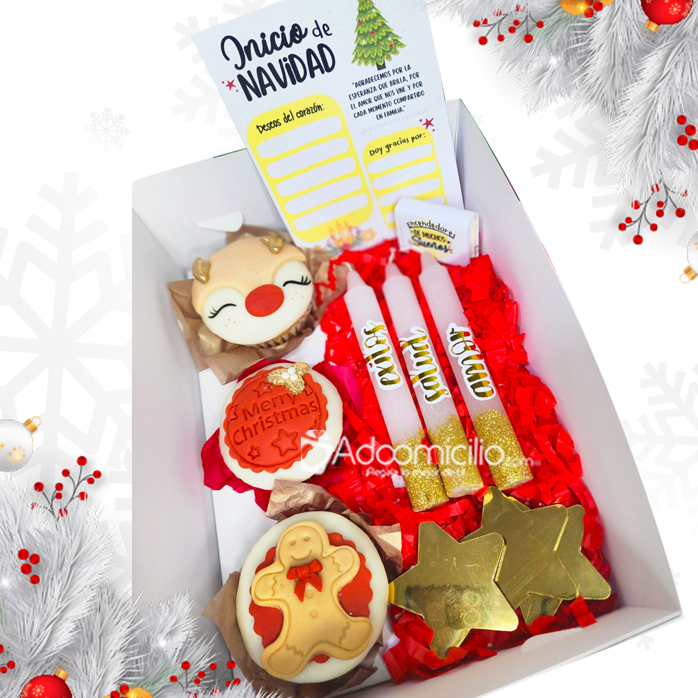 Velitas Y Cupcakes Para Navidad A Domicilio En Popayán Pedido Con Un Día De Anticipación  