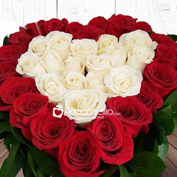 Ramos de flores para cumpleaños a domicilio en Manizales Corazón de Rosas