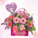 Arreglo Floral Con Rosas Y Gerberas Para El Día De La Madre A Domicilio En Bogotá Pedido Con Un Día De Anticipación 