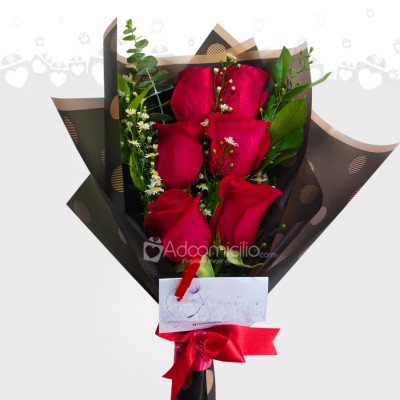 Bouquet De Rosas Para Amor Y Amistad A Domicilio En Pereira 