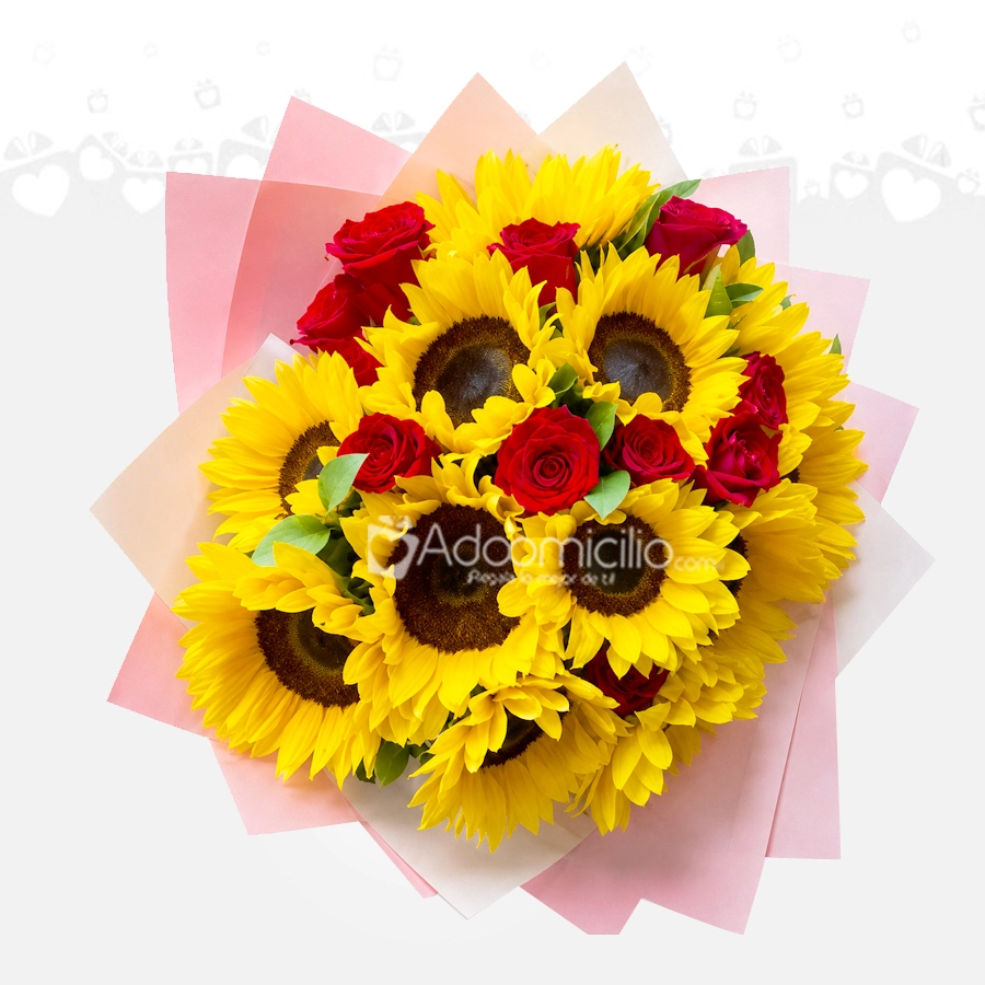 Rosas Y Girasoles A Domicilio En Pereira Pedido Con Un Día De Anticipación 