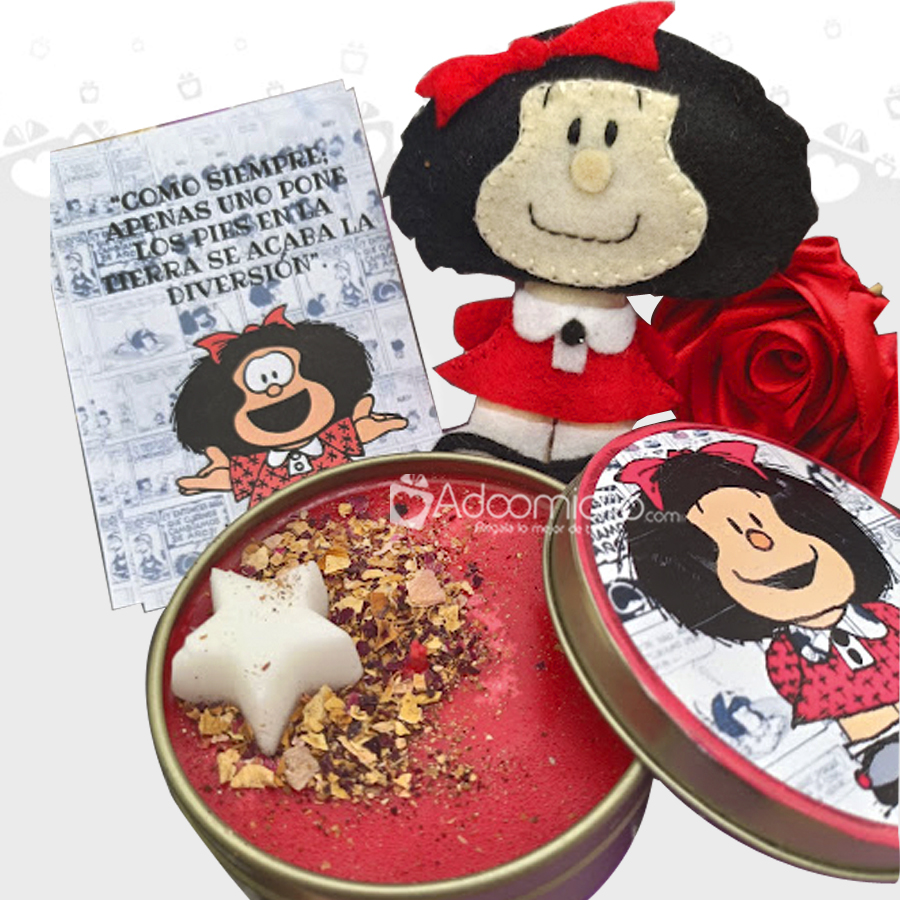 Regalo Para El Día Amor Y Amistad Con Temática De Mafalda A Domicilio En Bogotá Pedido Con Un Día De Anticipación 