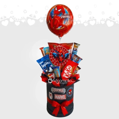 Ancheta De Dulces Con Temática De Super Heroe A Domicilio En Bogotá Pedido Con Un Día De Anticipación