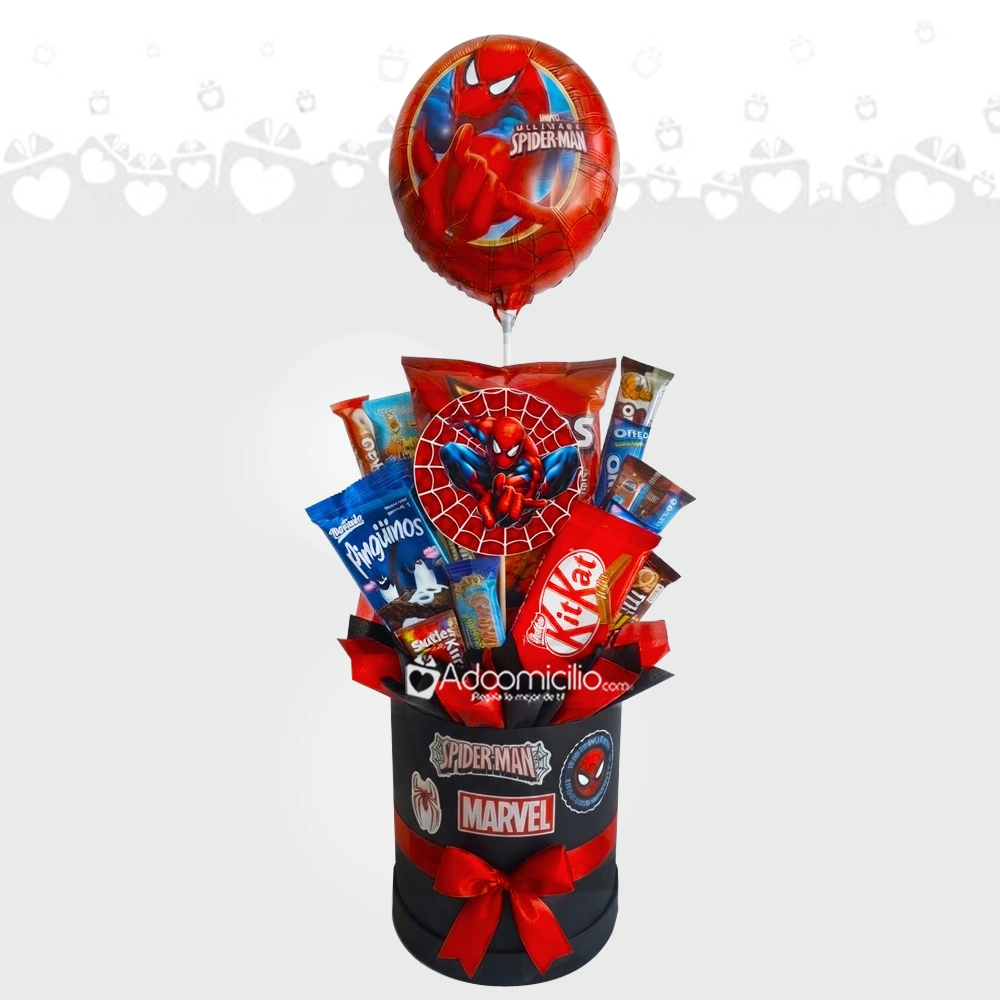 Ancheta De Dulces Con Temática De Super Heroe A Domicilio En Bogotá Pedido Con Un Día De Anticipación