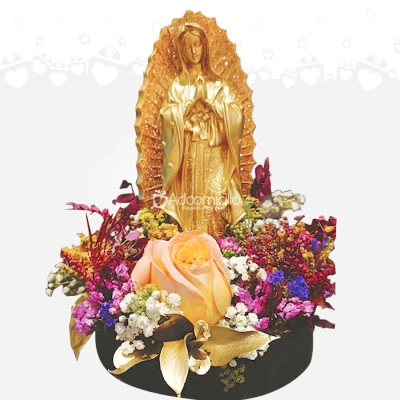 Virgen Con Rosas Para El Día De Las Madres A Domicilio En Bogotá Pedido Con Un Día De Anticipación 