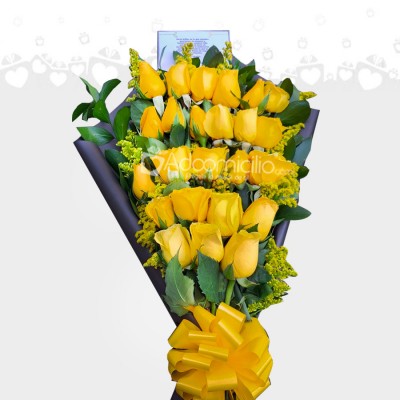 Bouquet De Rosas Amarillas A Domicilio En Manizales 