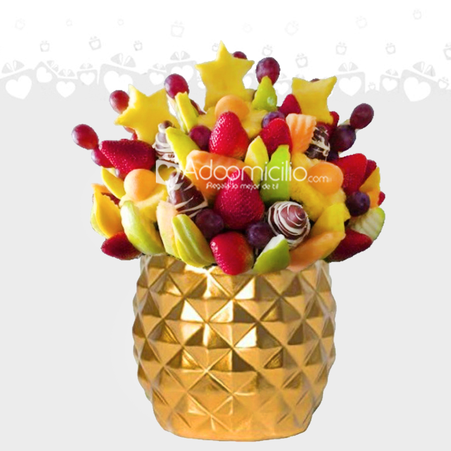 Regalo Elegante Con Frutas A Domicilio En Barranquilla Pedido Con Un Día De Anticipación 